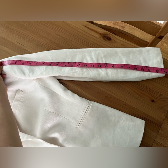 J.Crew White Linen Blazer - Picture 12 of 12